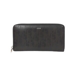 Christian Dior Oblique Galaxy Longship Wallet Zip Around Long